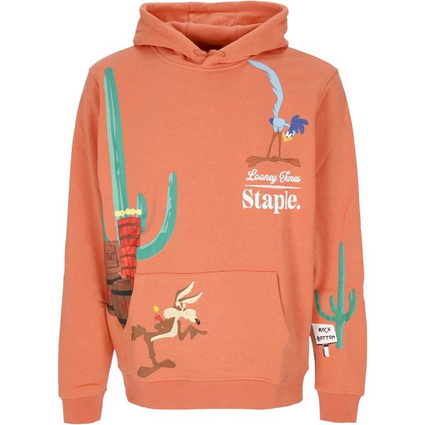 Felpa Leggera Cappuccio Uomo Acme Corp Hoodie Terra Cotta