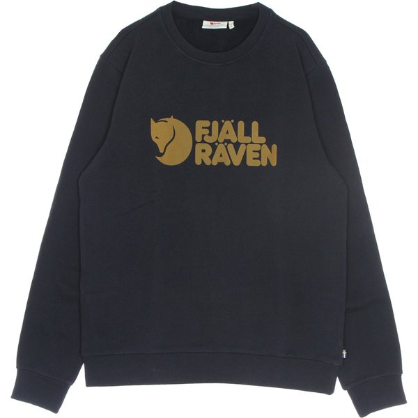 Felpa Girocollo Uomo Logo Sweater Dark Navy