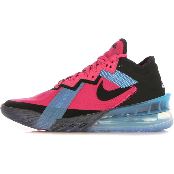 Scarpa Basket Uomo Lebron Xviii Low "neon Nights" Fireberry/black/lt Blue Fury