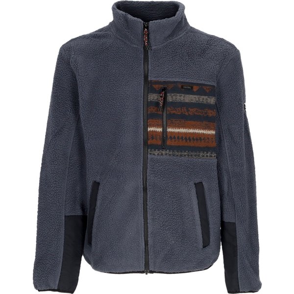 Giubbotto Pile Uomo Wonderer Track Jacket Dark Steel-image