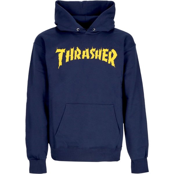 Felpa Cappuccio Uomo Burn It Down Hoodie Navy-image