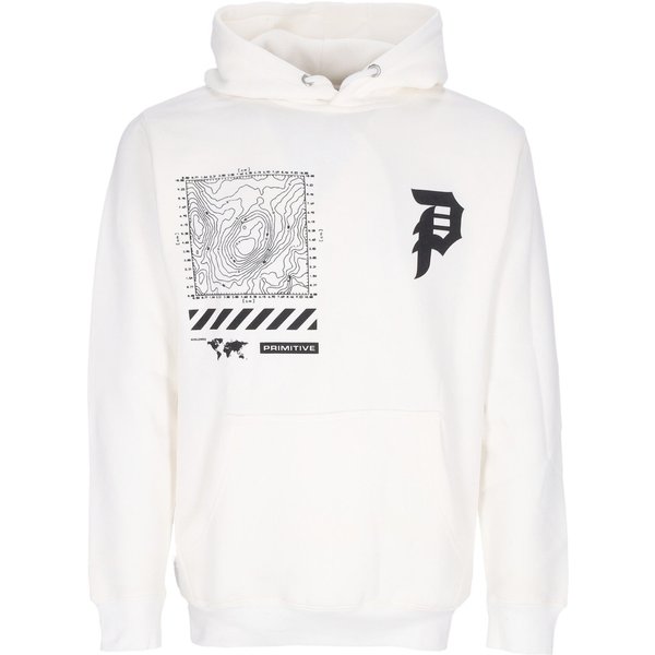 Felpa Cappuccio Uomo Mapping Dirty P Hoodie X Call Of Duty White