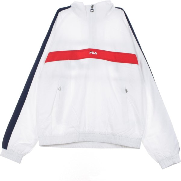 Giacca A Vento Infilabile Uomo Jona Bright White/Black Iris/True Red-image