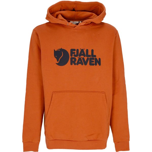 Felpa Cappuccio Uomo Logo Hoodie Terracotta Brown