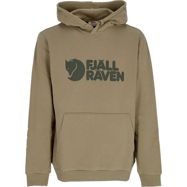 Felpa Cappuccio Uomo Logo Hoodie Light Olive