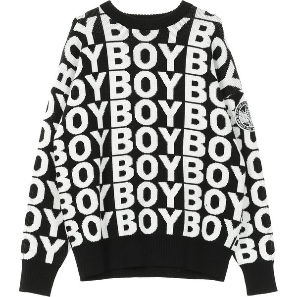 Maglione Uomo Aver Jumper Black/white