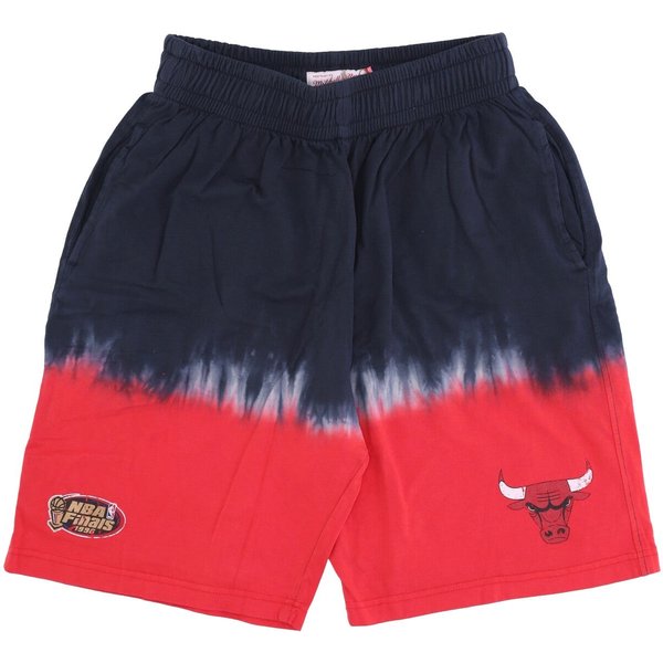 Pantalone Corto Uomo Nba Horizontal Tie Dye Short Hardwood Classics Chibul Original Team Colors-image
