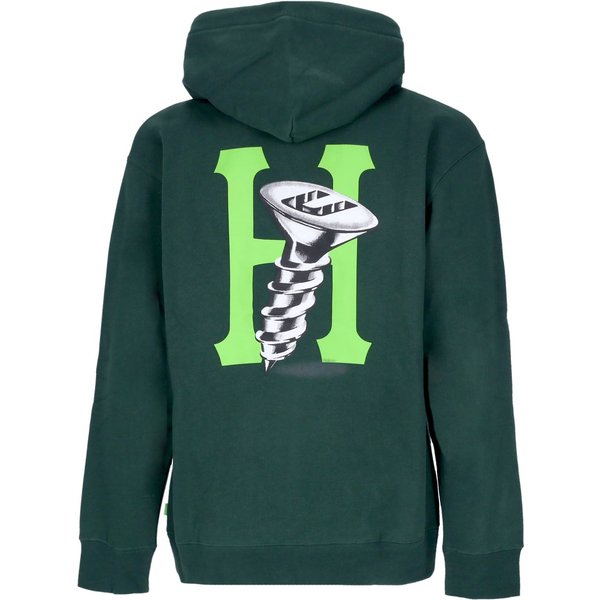 Felpa Cappuccio Uomo Hardware Hoodie Forest Green-image