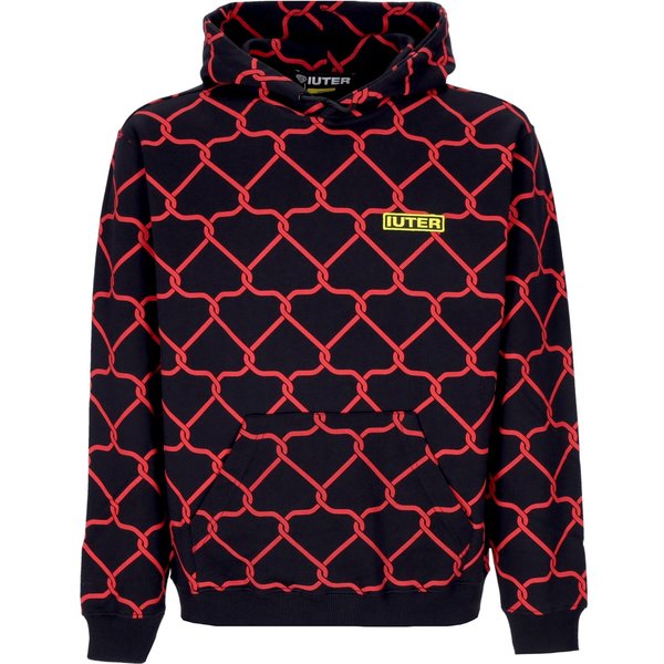 Felpa Cappuccio Uomo Net Hoodie Black-image