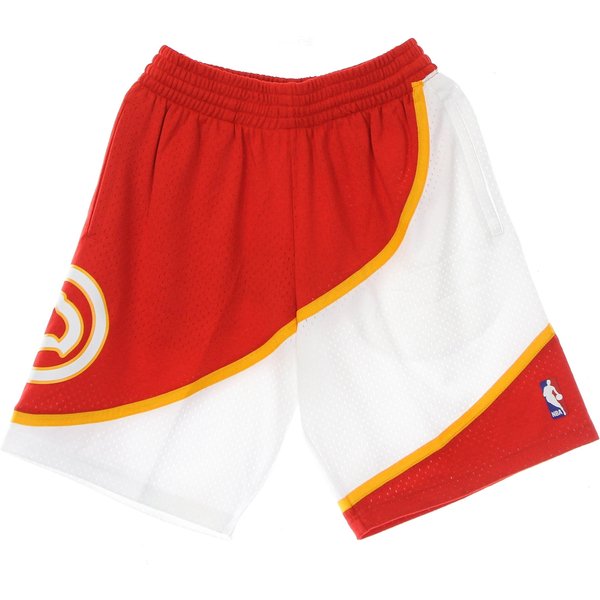 Pantaloncino Basket Uomo Nba Swingman Shorts Hardwood Classics 1986 Atlhaw Original Team Colors-image