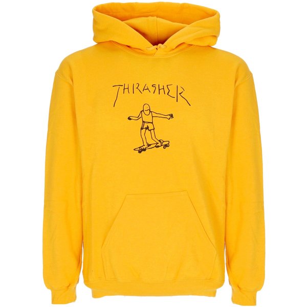 Felpa Cappuccio Uomo Gonz Hoodie Gold-image