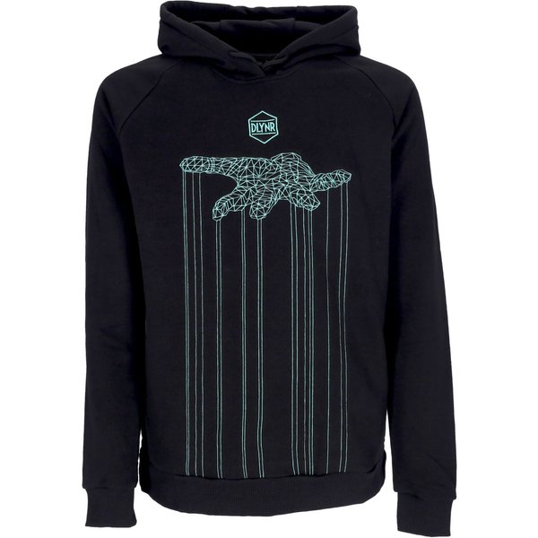 Felpa Leggera Cappuccio Uomo Control Hoodie Black-image