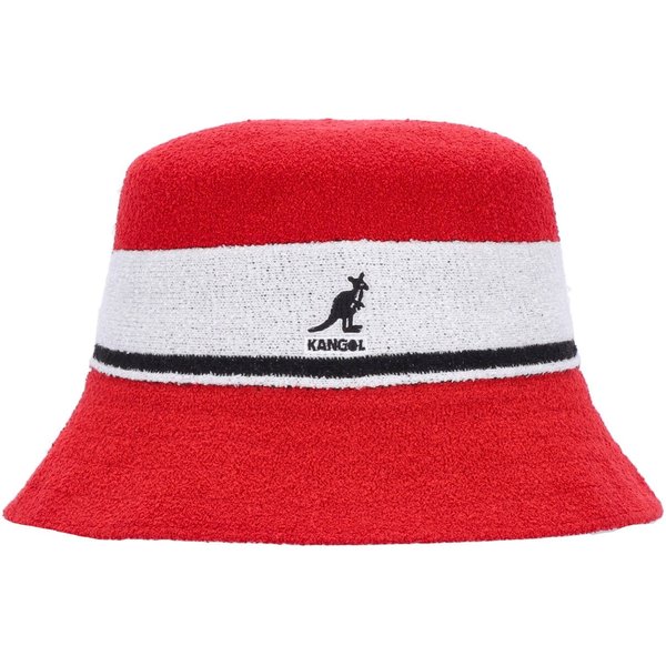 Cappello Da Pescatore Uomo Bermuda Stripe Bucket Scarlet-image