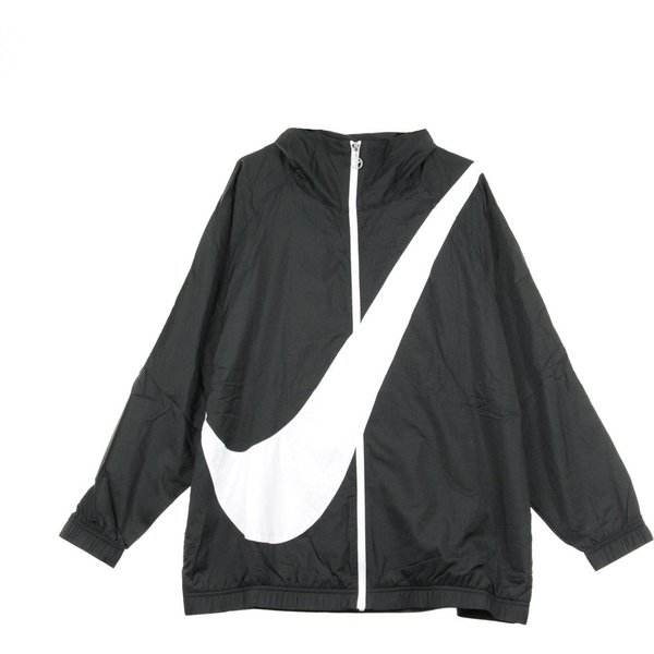 Giacca a Vento Donna W Swoosh Jkt Wvn Cb Black/black/white