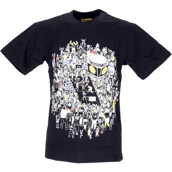 Maglietta Uomo World Basketball Game Tee X Smiley Black-image