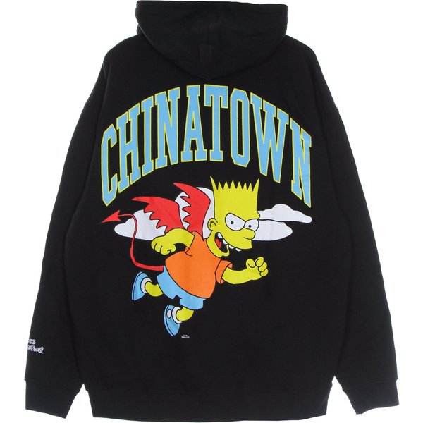 Felpa Cappuccio Uomo Devil Arc Hoodie X The Simpsons Black-image