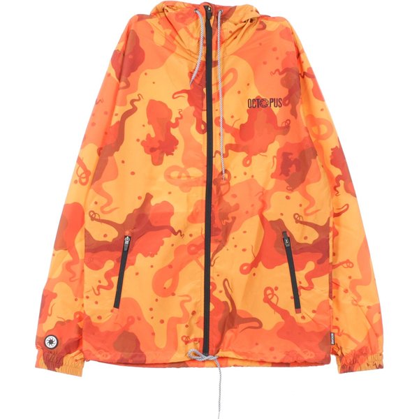 Giacca a Vento Uomo Camo Windbreaker Orange