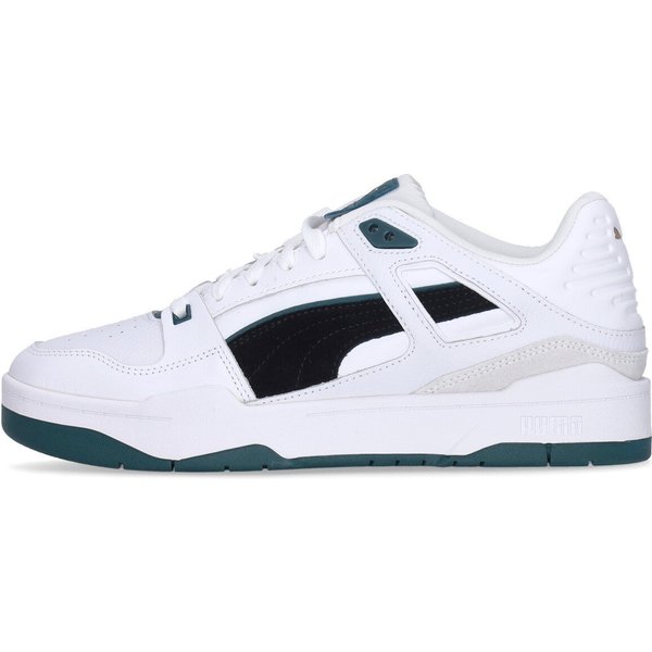 Scarpa Bassa Uomo Slipstream Suede Fs White/Black/Varsity Green-image