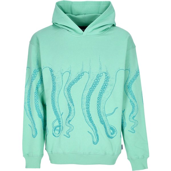 Felpa Leggera Cappuccio Uomo Outline Hoodie Mint