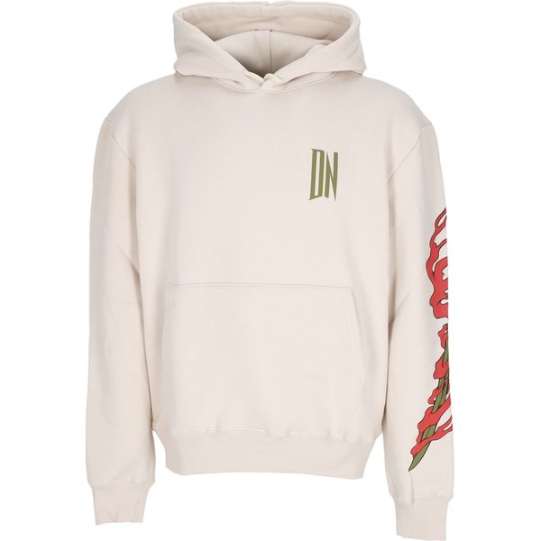 Felpa Cappuccio Uomo Ryu Dragon Hoodie Beige-image