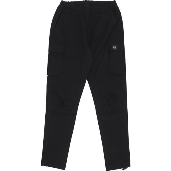 Pantalone Lungo Uomo Cotton Ripstop Laced Easy Cargo Black-image