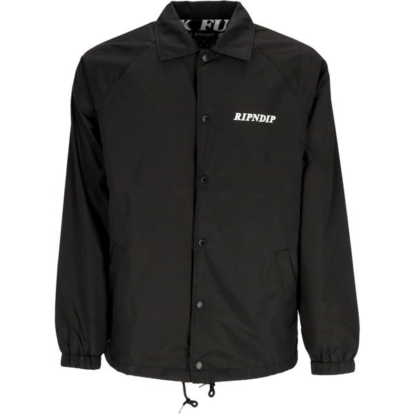 Giacca Coach Jacket Uomo Fuckin' Fuck Coaches Jacket Black-image