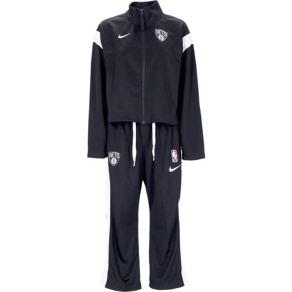 Completo Tuta Donna Nba Tracksuit Courtside Team Bronet Black/White/White-image