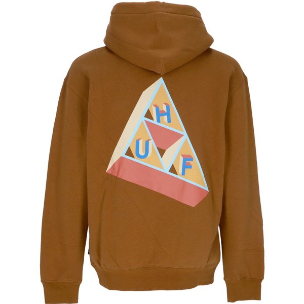 Felpa Cappuccio Uomo Based Triple Triangle Po Hoodie Rubber-image