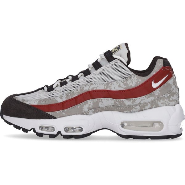 Scarpa Bassa Uomo Air Max 95 Se Light Bone/Summit White/Khaki/Dune Red-image