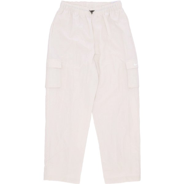 Pantalone Tuta Donna W Sportswear Essential Woven High-Rise Pant Cargo Lt Orewood Brn/Sail-image