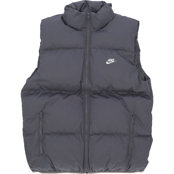Piumino Smanicato Uomo Club Puffer Vest Iron Grey/White-image