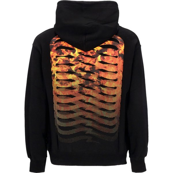 Felpa Leggera Cappuccio Uomo Ribs Hell Hoodie Black-image