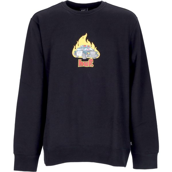 Felpa Girocollo Uomo Roasted Crew Black-image