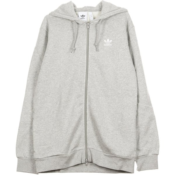 Felpa Cappuccio Zip Uomo Trf Flc Hoodie Medium Grey Heather-image
