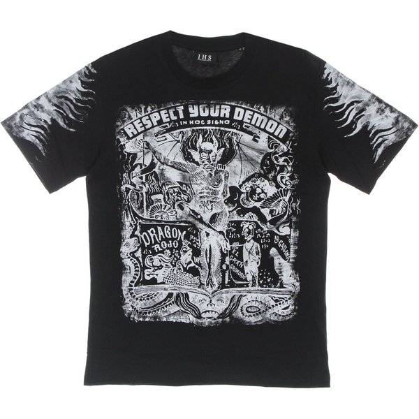Maglietta Uomo Respect Your Demon Tee Black-image