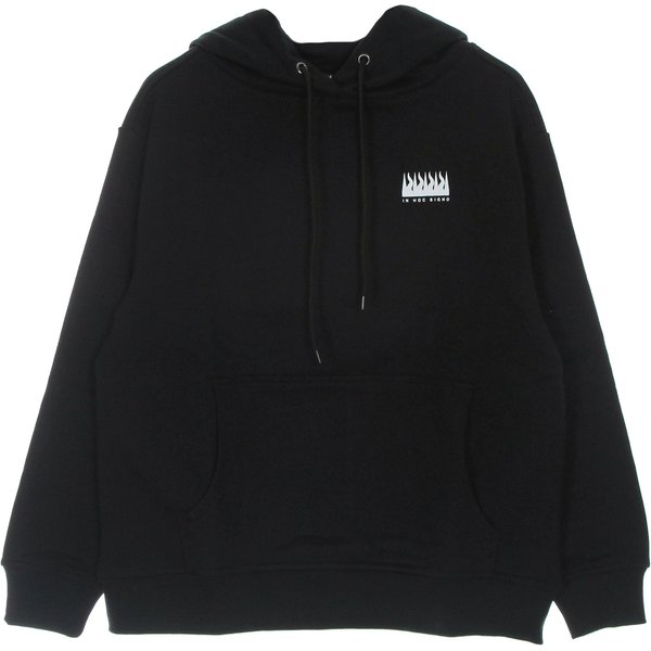 Felpa Leggera Cappuccio Uomo Respect Your Demon Basic Hoodie Black-image
