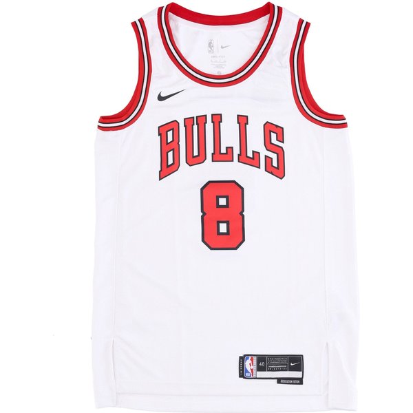 Canotta Basket Uomo Nba Dri-Fit Swingman Jersey Association Edition 22 No 8 Zach Lavine Chibul White-image