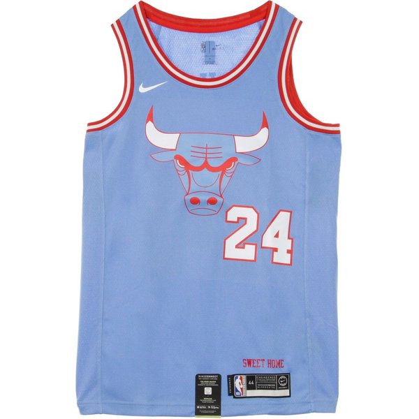 Canotta Basket Uomo Nba Swingman Jersey City Edition No 24 Lauri Markkanen Chibul Valor Blue