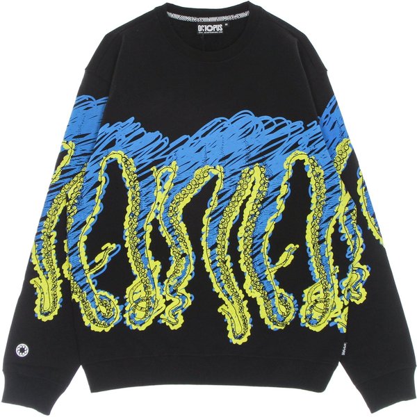 Felpa Leggera Girocollo Uomo Draft Crewneck Black