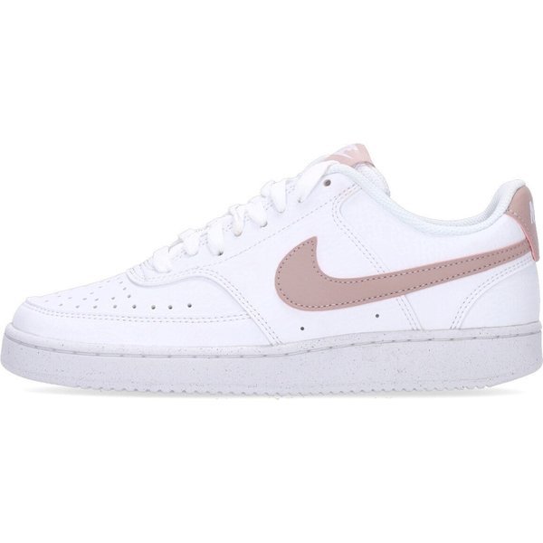 Scarpa Bassa Donna W Court Vision Low Next Nature White/Pink Oxford-image