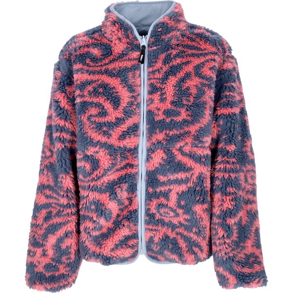 Orsetto Donna Aiden Sherpa Jacket Reversible Sweet Coral Multi-image