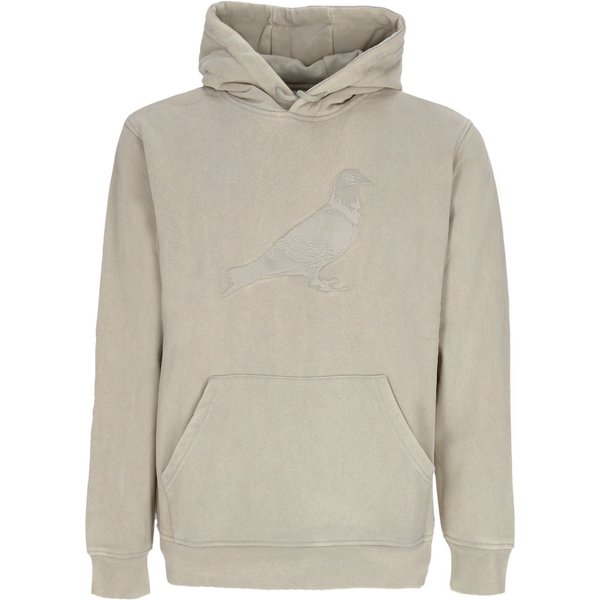 Felpa Cappuccio Uomo Broadway Washed Pigeon Hoodie Sage