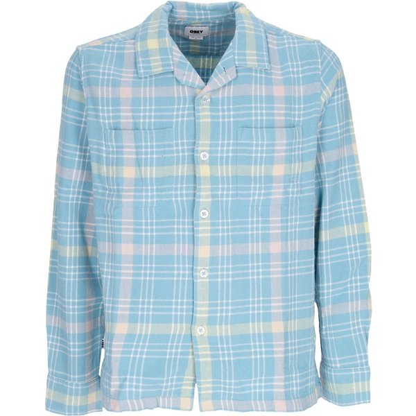 Camicia Manica Lunga Uomo Wilson Woven L/S Artic Blue Multi-image