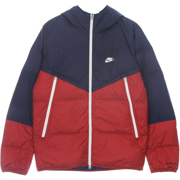 Piumino Uomo Storm Fit Windrunner Hooded Jacket Midnight Navy/Gym Red/Sail/Sail-image