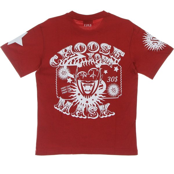 Maglietta Uomo Choose Your Mask Tee Red-image