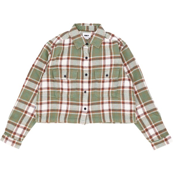 Camicia Manica Lunga Donna Pia Flannel Shirt L/S Loden Frost Multi-image