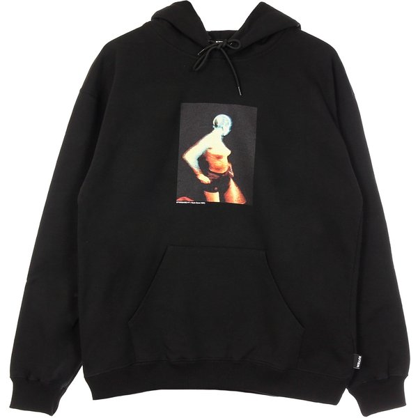 Felpa Leggera Cappuccio Uomo Pola Hoodie X Frigidaire Black-image