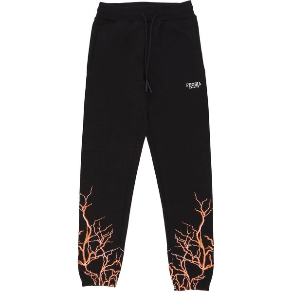 Pantalone Tuta Leggero Uomo Lightning Pants Black/Orange-image