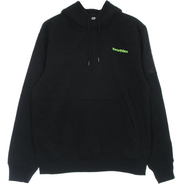 Felpa Cappuccio Uomo Mountain Heavyweight Po Hoodie Black