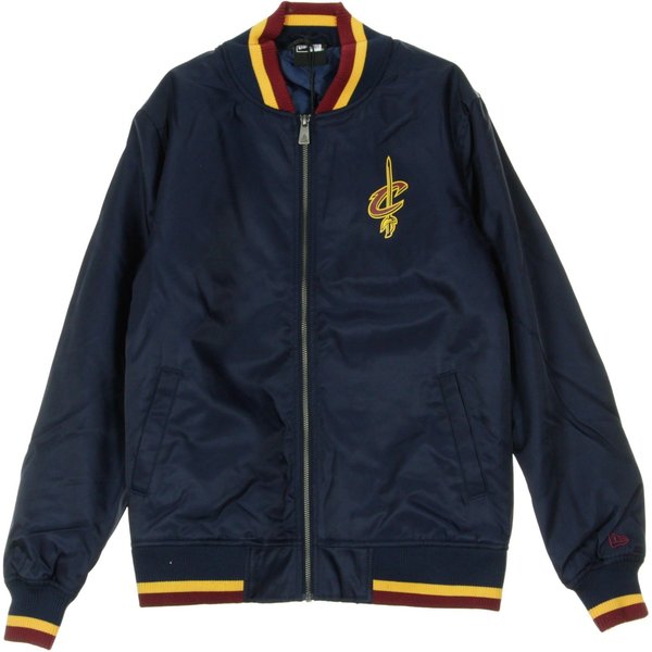 Giubbotto Bomber Uomo Nba Team Apparel Varsity Clecav Obsidian/Original Team Colors-image